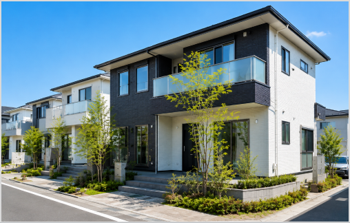 戸建て住宅（青空）