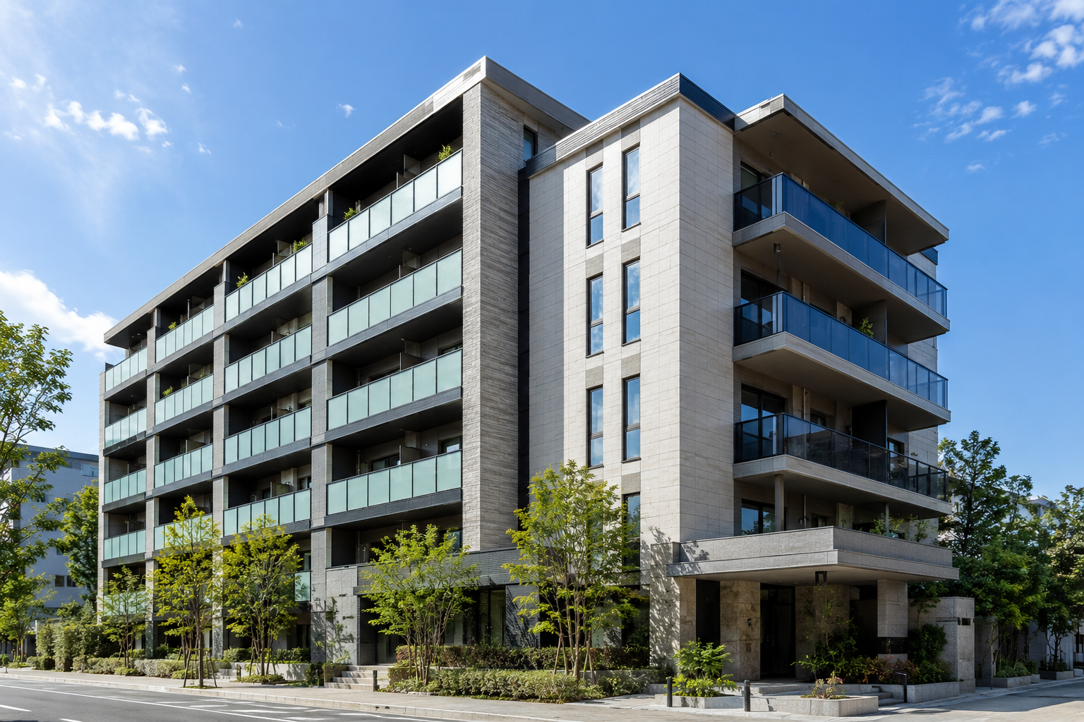 ASTERRA が手がける集合住宅の外観